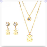 Fashion Accessories Stainless Steel Jewelry Set (JS0052G)