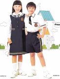 Lovely School Uniform for Girls and Boys Shirt and Skirt -Su27