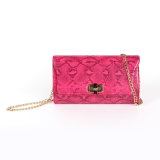 Fashion Ladies Designer Snake Leather Clutch Bag/Wallet (S2024)