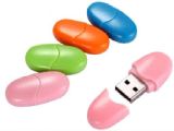 Bean USB Flash Drive, Plastic USB Disk