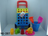 Sand Beach Toys---Beach Trolley (9PCS/set) (HG-397)