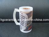 Sublimation Frosted Glass, 16oz Glass Mug, Sublimation Glass Mug