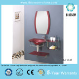 Lacquer Tempered Glass Basin/Glass Washing Basin with Mirror (BLS-2118)