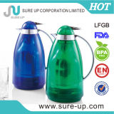 Color Painted Plastic Outer Body Thermos Jug with Glass Inner 1L