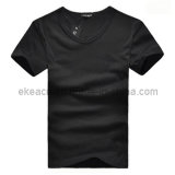 Black Short V-Neck T-Shirt / Et-0731
