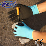 Nmsafety Light Blue Foam Latex Work Glove