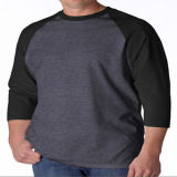 Customize Printing Logo Raglan Sleeve T-Shirt