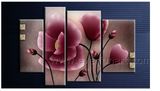 Modern Canvas Art Flower Oil Painting for Decor (FL4-105)