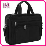 Expandable Nylon Collection Laptop Slim Brief Case for 17 Inch Notebook Computers Multiple Pockets & Compartments