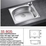 Square Stainless Steel Single Bowl Kitchen Sinks for Housing