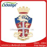 High Quality Free Nickel Gold Metal Lapel Pin Badge