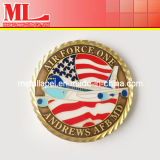 Custom Souvenir Metal Military Coin with USA Flag (ML-052014-07S)