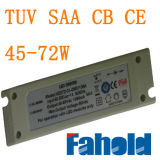 50~72W LED Power Supply with TUV SAA CB CE
