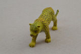 Custom Mini Artificial Plastic Leopard Toy