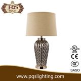 Smoke Gray Bottle Glass Table Lamp