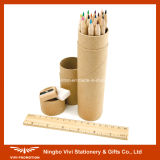 Wooden Color Pencil Set for Gift (VMP003)