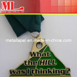 Antique Brass Plated Soft Enamel Medal (MLW-050514-92)