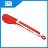 Stainless Steel and Silicone BBQ Food Tongs Bread Tong