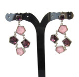 Fashion Jewellery Earrings with Glass Stones