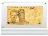 Gold Banknote (two sided) - Nigeria 1000 (JKD-GB-16A)