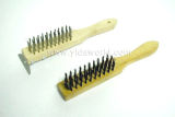 Wire Brush with Wood Handle (WB-04113, WB-04114, WB-14113)