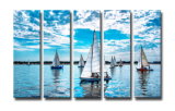 Group Boat Canvas Prints Home Decoration Wall Painting