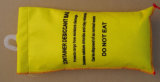 2kg Container Desiccant Bag (Clay+Cacl2) With Plastic Hook For Shipping Container (Yellow PET Non-Woven Bag)