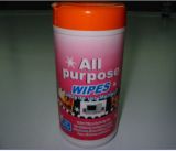 Plastic Barrel Packing with 50PCS All-Purpose Cleaning Wipes (JY-2100)