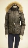 Lady's Faux Fur Hoody Down Jackets