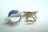 New Scarf Ring with Imitation Hard Enamel Badge