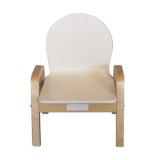 Modern Latest Hotel Chair, Curve Wooden Kid Big Chair, Hot Selling Wooden Chair Toy for Children Wj277590