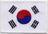 Company Embroidery Flag Patch (EMB142)