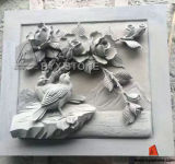 Granite Stone Bird Relief Sculptue for Wall Decoration