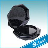 (T) 5g Diamond Plastic Pressed Powder Case for Cosmetics