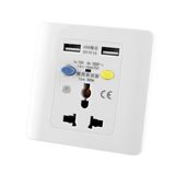 Multifunctional USB Socket 220V/10A/USB Wall Socket