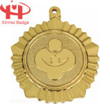 Government Custom Design Badge with Gold Plating