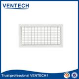 Air Conditioner Powder Coated Aluminum Adjustable Double Deflection Supply Air Grille