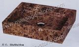 Emperador Marble Vessel Sink for Kitchen and Bathroom