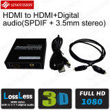 HDMI to HDMI+Digital Audio (SPDIF + 3.5mm stereo) Converter