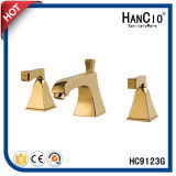 Double Handle Three Holes Basin Faucet (HC9123G)