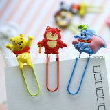 Lovely Cartoon Soft PVC Rubber Paper Clip Stationery