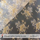 Gold African Fabric Voile Lace (M5227-J)