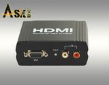 VGA to HDMI Converter VGA+R/L to HDMI Output up to 1080p