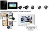 TCP/IP Video Door Intercom System with Security System for Villa