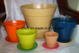 Flower/Plant Pot/Bamboo Fiber/Plant Fiber/Vase/Garden/Promotional Gifts/Home Decoration/Garden Decorations/Natural Bamboo Fiber Biodegradable Pots (ZC-F20008)