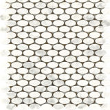 2015 Natural White Mosaic Tile Marble From China (L 1377)