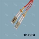 LC-LC Multimode Duplex Fiber Optic Patch Cord