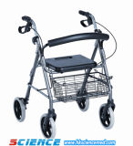 Aluminum Walking Aid Rollator Disabled People Rollator Sc-Rl03 (A2)