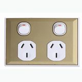 Ee-C215-3 Australian Style Wall Switched Socket