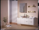 Wall-Mounted Bathroom Vanity Cabinet with Lacquer Finish